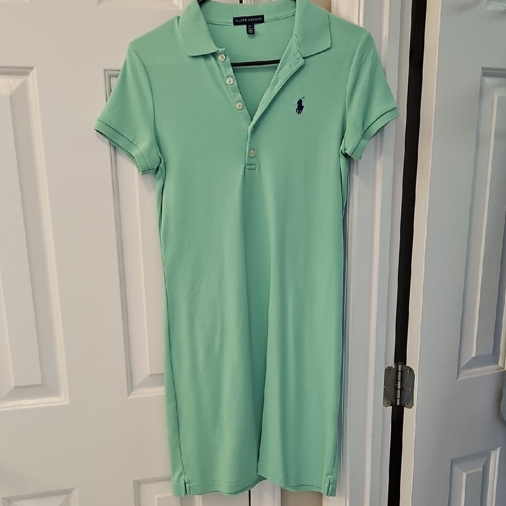 Polo by Ralph Lauren Light Green Polo Dress
